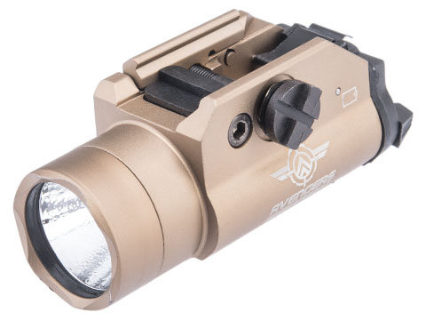 Avengers Tactical Rail Mounted CREE LED Compact Pistol Flashlight (Color: Dark Earth)