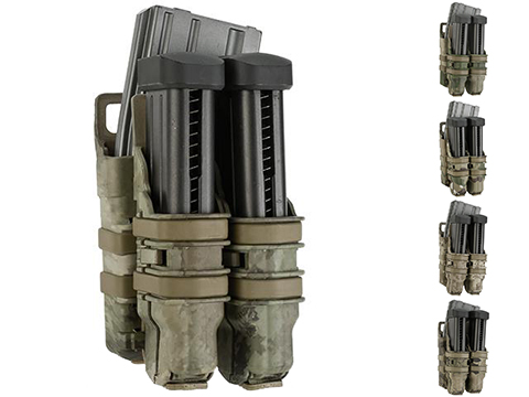 Avengers Fast Hard Shell Magazine Holster - 1x Rifle 2x Pistol Configuration (Color: Digital Desert)