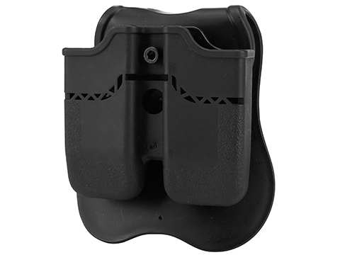 Avengers Adjustable Double Hard Shell Holster for Pistol Magazines (Model: 1911 Series / Paddle Attachment)