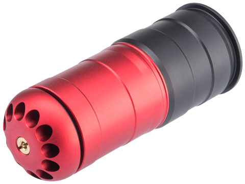 Avengers 40mm Airsoft Gas Grenade Shell (Model: 96rd Shower / Red Matte / Single Shell)