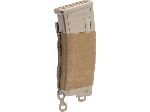 Matrix AR15 Magazine Shaped Shotgun Shell Quick Holder w/ Universal Elastic Magazine Pouch (Color: Coyote Brown / Holder Only)