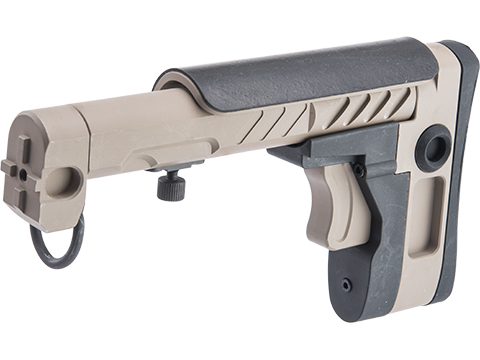 Avengers PT-3 Adjustable Folding Stock for AK Series Airsoft Rifles (Color: Tan)