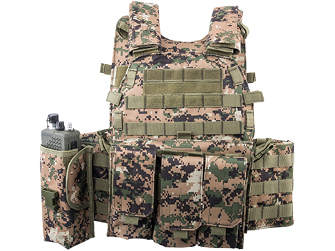 Tactical Tailor Modular Assault Vest (MAV, 1-Piece) 3 Mag 5.56 Kit,  Woodland, 2004 – Gear Illustration