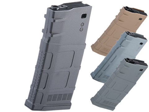 Avengers Polymer Mid-Cap Magazine for SR-25 Series Airsoft AEG Rifles (Color: Black / 120rd)