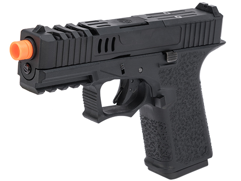 AW Custom VX9 Compact Series Gas Blowback Airsoft Pistol (Model: X80 - Optic Ready / Black)