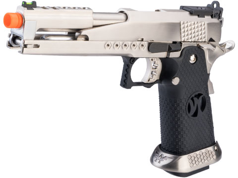 AW Custom HX22 Hi-Capa Gold Standard IPSC Full Auto Select Fire GBB Pistol (Color: Silver)