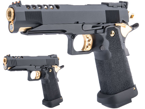 AW Custom Gold Match HX27 Hi-CAPA Gas Blowback Airsoft Pistol 