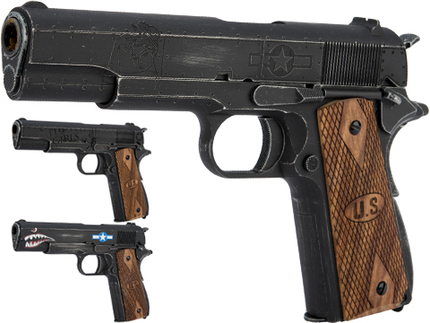 EMG Custom TTI JW2 Combat Master Slide + Ultimate GBB Frame Custom Airsoft Gas Blowback Pistol (Color: Black Slide / Smooth Frame / CO2)