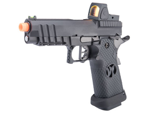 AW Custom HX26 Match King Compact Hi-CAPA Gas Blowback Airsoft Pistol (Color: Black)