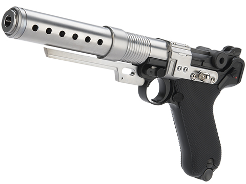 AW Custom Limited Edition Custom Built Luger P08 6 Pistol with Muzzle Device (Package: Gun Only)