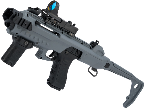 AW Custom VX Tactical Pistol Carbine Conversion Kit (Model: Grey / Full-Auto Glock 18C)