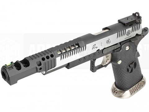 AW Custom HX2401 SuperComp Full Metal Blowback 4.5mm CO2 Powered Airgun (Color: Two-Tone)
