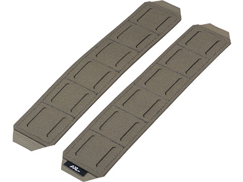 AXL Advanced Pouch Anywhere Upgrade Panel Set for MOLLE Tactical Pouches (Model: 6 Wide / Ranger Green)