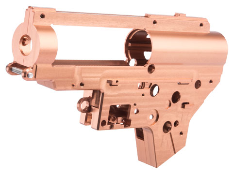 Aztech Innovations Scythe CNC 7075 Aluminum Gearbox for M4/M16 Gel Ball Blaster Rifles (Color: Copper)