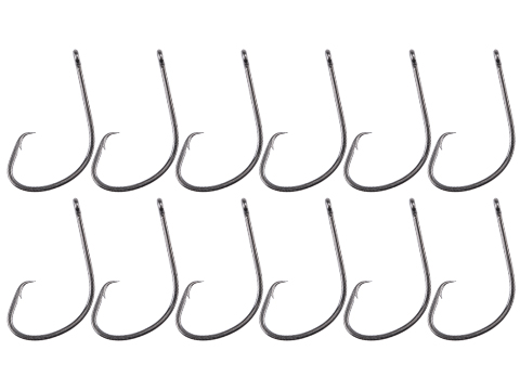 Battle Angler Suzuki Circle Hook Fishing Hooks (Size: 1/0 / Black Nickel)