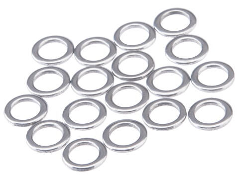 Battle Angler Steel Flat Solid Ring Pack of 20 pcs 