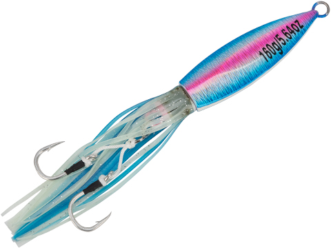 Battle Angler Ghost Squid Jigging Fishing Lure (Model: 160g / Blue Pink)