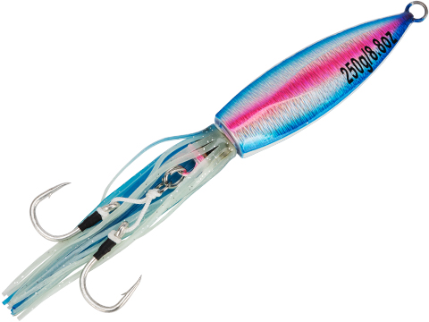 Battle Angler Ghost Squid Jigging Fishing Lure (Model: 250g / Blue Pink)