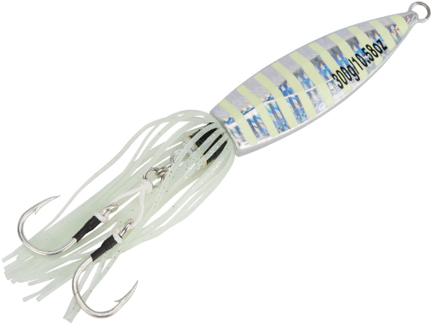 Battle Angler Ghost Squid Jigging Fishing Lure (Model: 300g / Silver GLow)