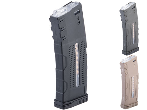 Avengers Windowed Polymer Magazine for M4/M16 Series Airsoft AEG Rifles 