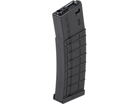 Avengers Ribbed Polymer Extended Magazine for M4/M16 Series Airsoft AEG Rifles (Color: Black / 450rd High-Cap)