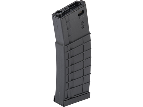 Avengers Ribbed Polymer Magazine for M4/M16 Series Airsoft AEG Rifles (Color: Black / 370rd High-Cap)