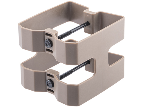 Matrix Dual Magazine Clamp for M4 / M16 Airsoft Magazines (Color: Tan)