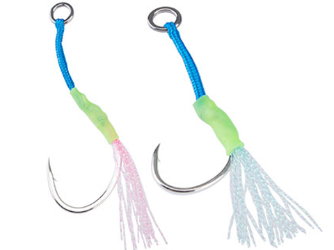 Battle Angler Single Glow Shrink Tail Assist Hook 