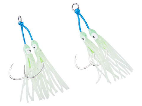 Battle Angler Double Glow Octopus Assist Hook Fishing Lure (Size: 2/0)