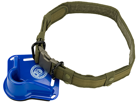 Battle Angler High Speed Operator Fishing Fighting Belt System (Model: Alpha Blue / Olive)