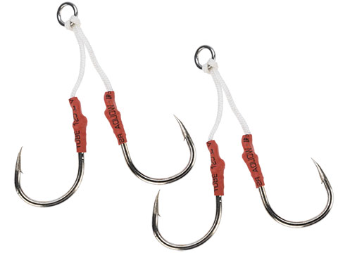 Battle Angler Dancing Short Stinger Jigging Double-Hook Set (Size: 6/0 / 2 Pack)