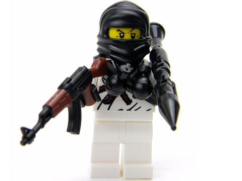 Battle Brick Customs Military Mini-Figure (Model: Apocalyptic Bandit)