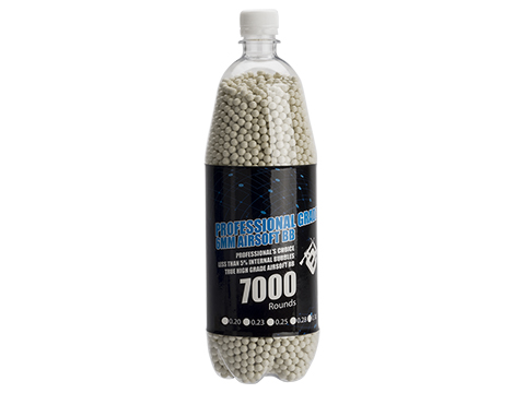 Evike Professional Grade 6mm Airsoft BBs (Weight: .20g / 7000 Rounds / White)