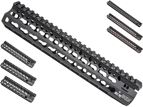 BCM GUNFIGHTER KMR Alpha KeyMod Modular Rail for AR15 Rifles (Length: 13 / Black)