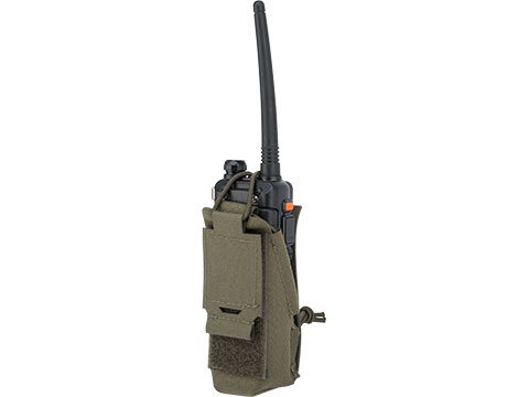 Beez Combat Systems Baofeng Radio Pouch w/ GRIDLOK (Color: Ranger Green)