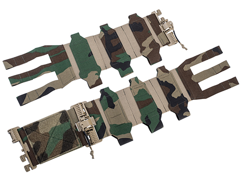 Beez Combat Systems Laser-Cut Elastic 3 Cell Cummerbund for JPC/AVS style Plate Carriers (Color: M81)