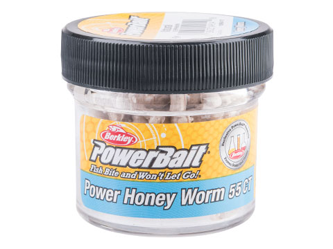 Berkley PowerBait Power Honey Worm Fishing Lure (Color: Natural)