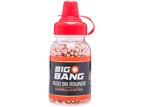 Big Bang Airgun 4.5mm / .177 cal Steel BB - Bottle (Type: Copper Plated Steel / 1500rd)
