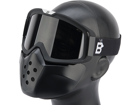 Birdz Eyewear Pelican Full Face Mask (Color: Black / Smoke)