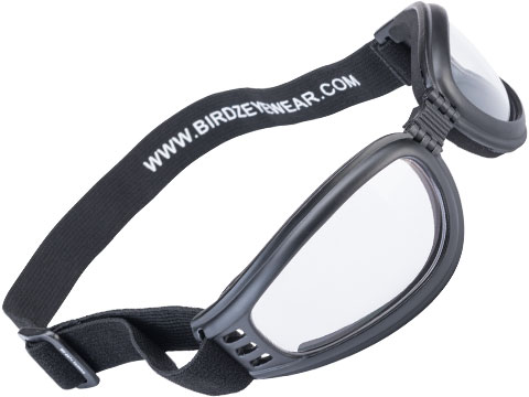 Birdz Eyewear Cardinal Low Profile ANSI Z87.1 Goggles (Color: Clear)
