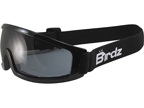 Birdz Eyewear Robin Low Profile ANSI Z87.1 Goggles (Color: Smoke)