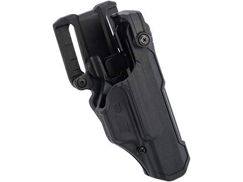 Blackhawk T-Series Level-3 Non-Light Bearing Duty Holster (Model: GLOCK 17, 19, 22 / Matte Black / Right Hand)