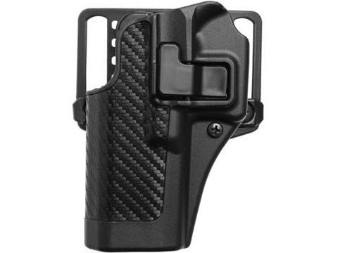 Blackhawk Serpa CQC Concealment Holster (Model: GLOCK 17, 22 / Carbon Fiber Finish / Left Hand)