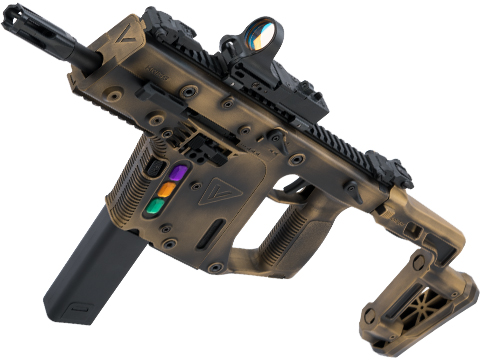 KRISS USA Licensed KRISS Vector Airsoft AEG SMG Rifle by Krytac w/ Black Sheep Arms Custom Cerakote (Color: Infinity)