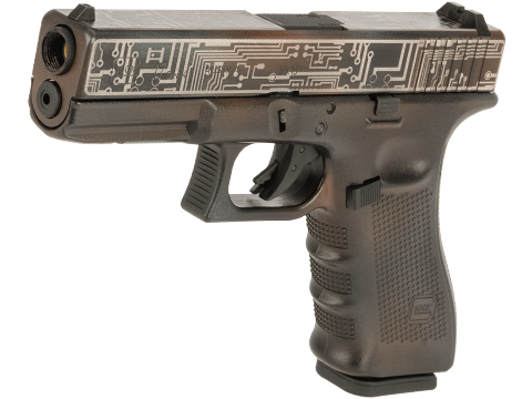 Elite Force Fully Licensed GLOCK 17 Gen.4 Gas Blowback Airsoft Pistol w/ Custom Cerakote (Color: Circuit Board)