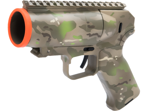 6mmProShop Airsoft Pocket Cannon Grenade Launcher Pistol w/ Custom Cerakote (Color: 7 Color Multicam)