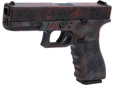 Elite Force Fully Licensed GLOCK 17 Gen.4 Gas Blowback Airsoft Pistol w/ Custom Cerakote (Color: Gates of Hell)