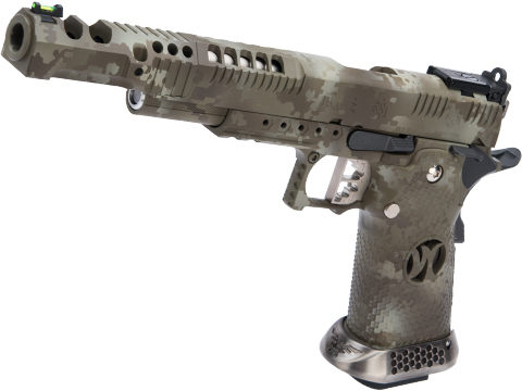 AW Custom HX24 Wind Velocity IPSC Gas Blowback Airsoft Pistol w/ Black Sheep Arms Custom Cerakote (Color: Digi Multicam)