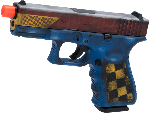 Elite Force Fully Licensed GLOCK 19 Gen.3 Gas Blowback Airsoft Pistol w/ Custom Cerakote (Color: Badlands Blue)