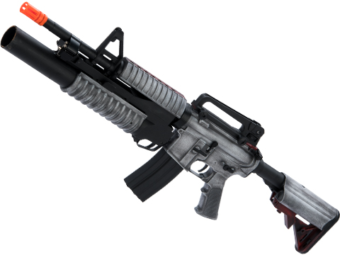 Matrix M4 Airsoft AEG Rifle w/ G2 Micro-Switch Gearbox w/ Black Sheep Arms Custom Cerakote (Model: M4 M203 / Storm Trooper)